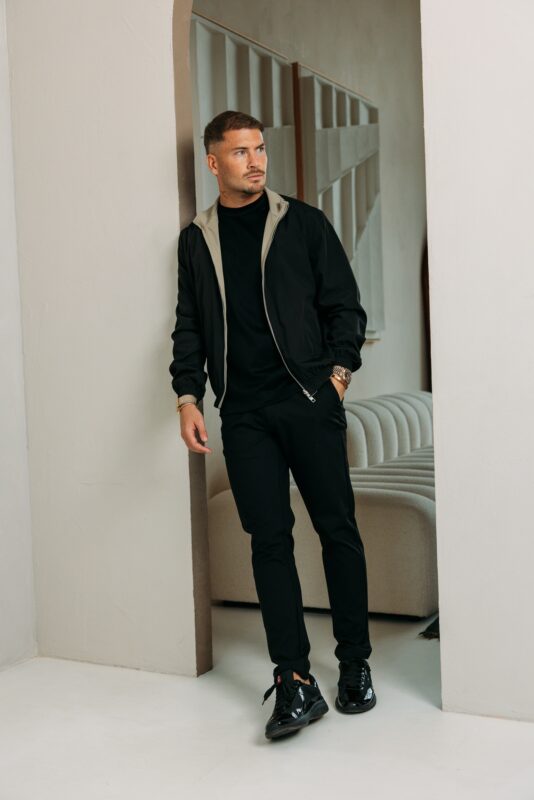 The New Reversible jacket - Black/Beige