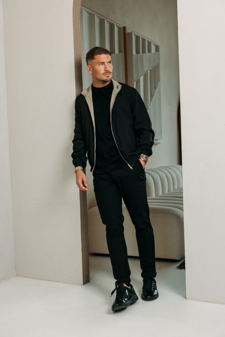 The New Reversible jacket - Black/Beige