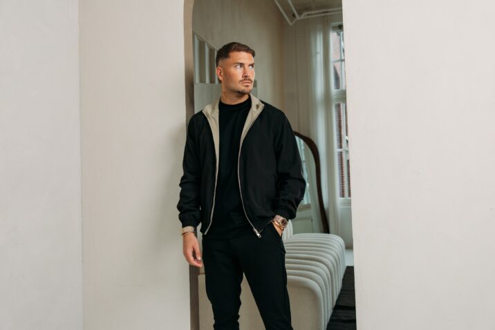 The New Reversible jacket - Black/Beige