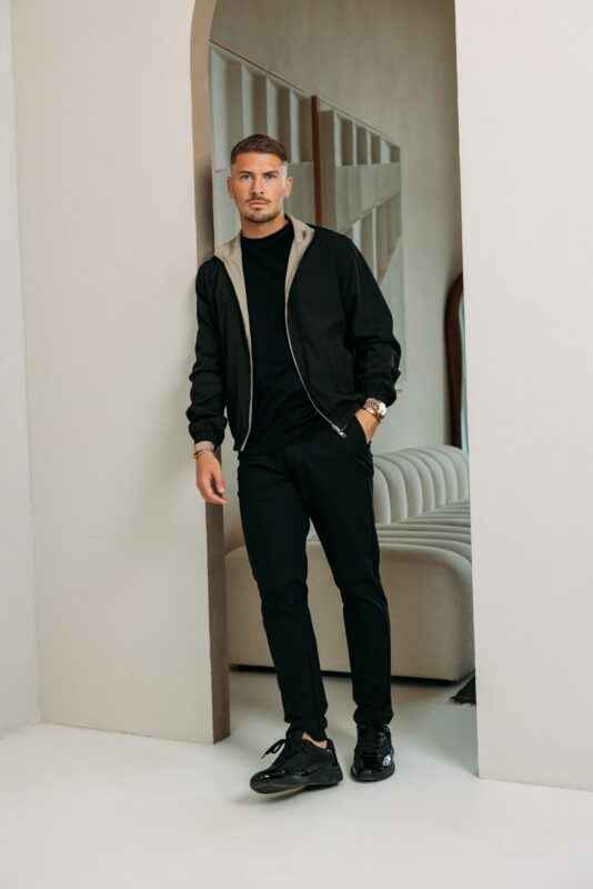 The New Reversible jacket - Black/Beige