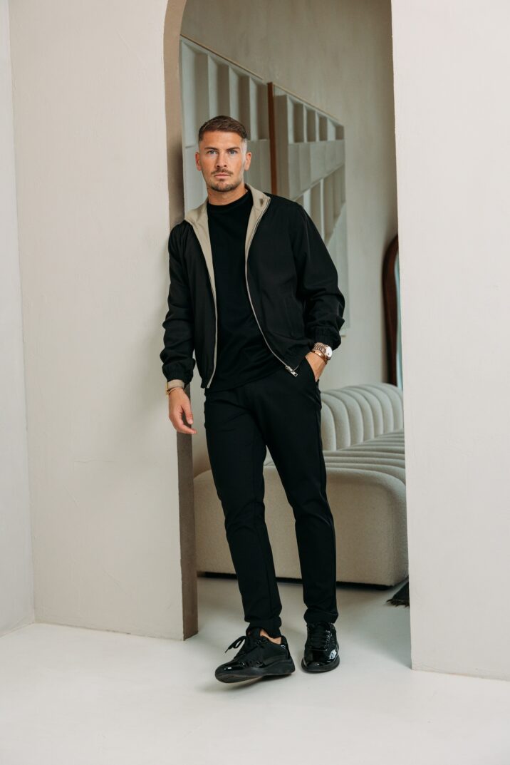 The New Reversible jacket - Black/Beige
