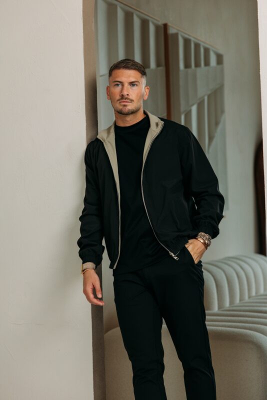 The New Reversible jacket - Black/Beige