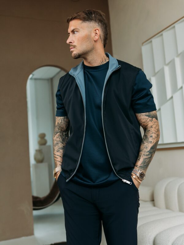 Facetune_02-09-2026-14-29-57 The New Reversible Bodywarmer - Navy/Denim Blue