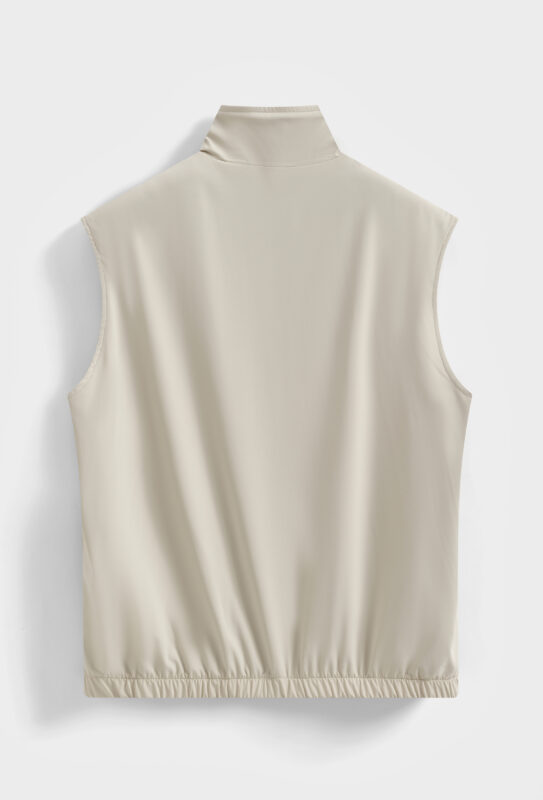 The New Reversible Bodywarmer - Beige/Green