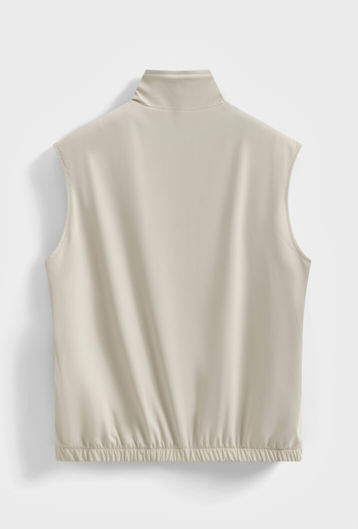 The New Reversible Bodywarmer - Beige/Green