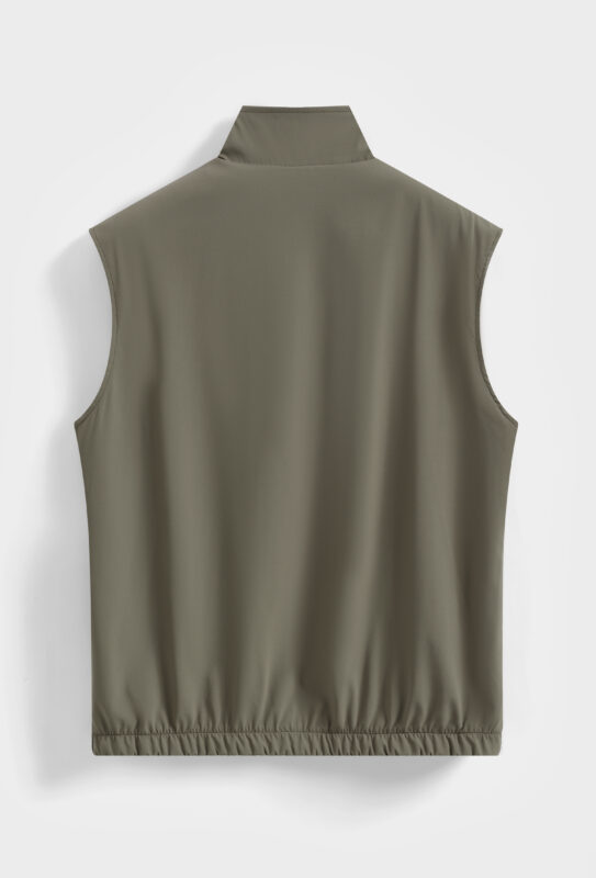 The New Reversible Bodywarmer - Beige/Green