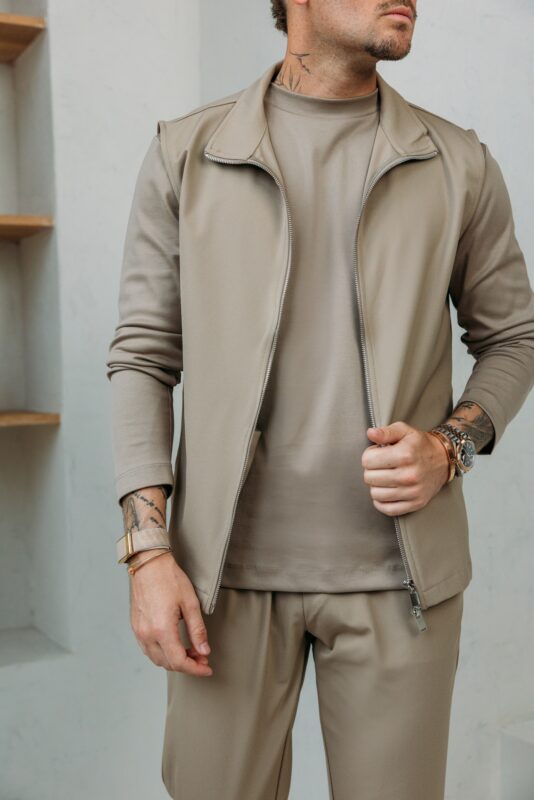 Classic Gilet Tech - Taupe