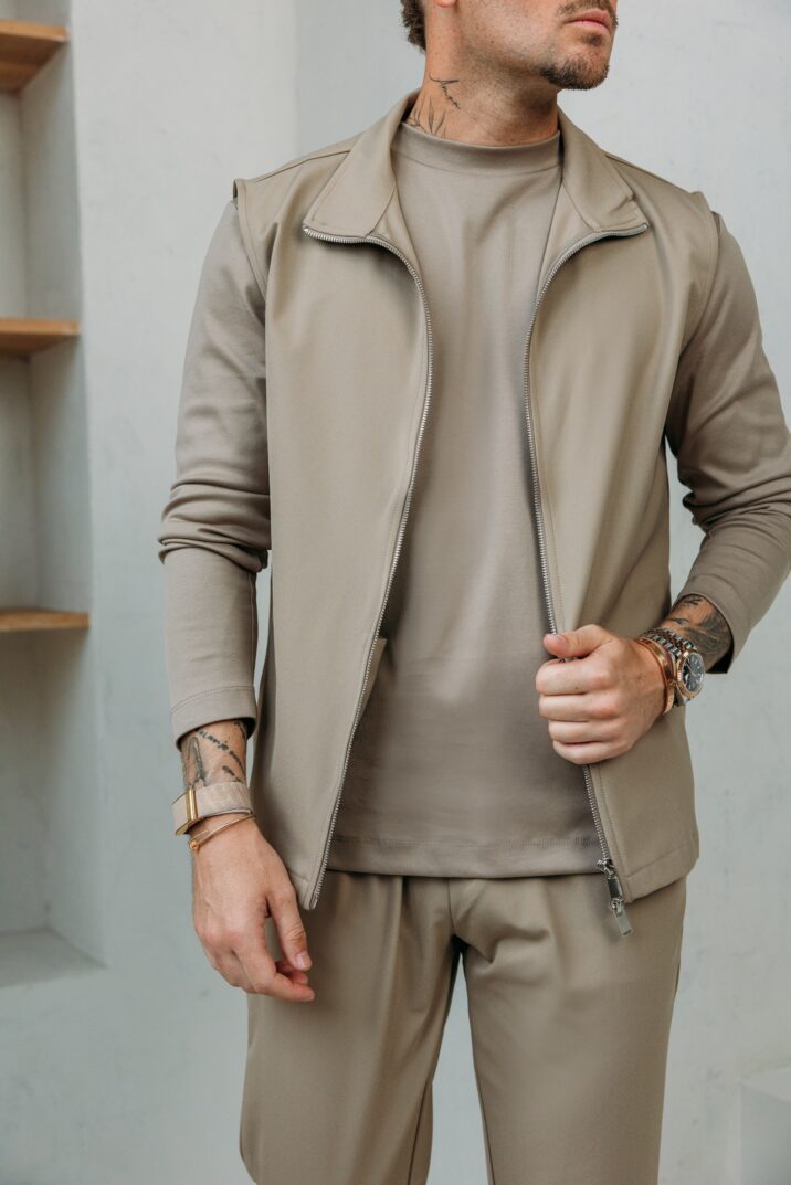 Classic Gilet Tech - Taupe