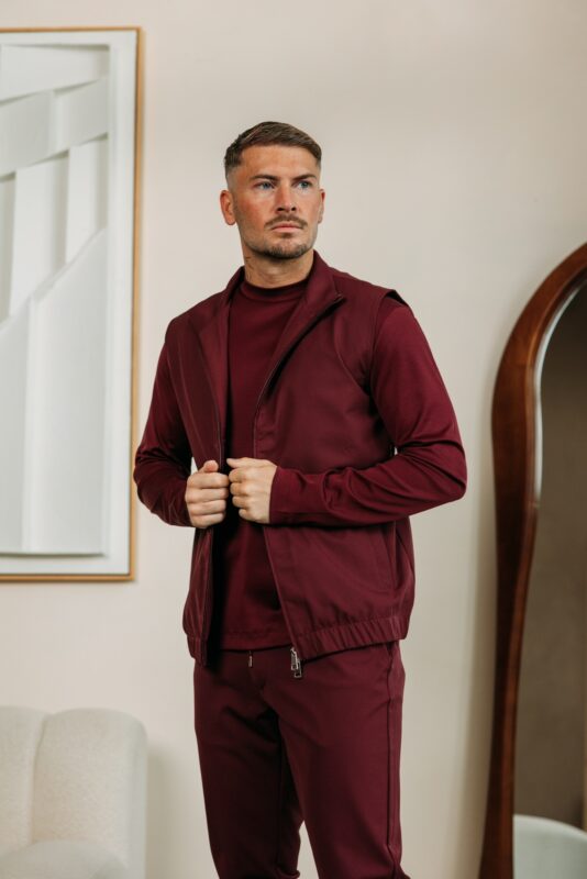 Premium Tech Gilet - Bordeaux