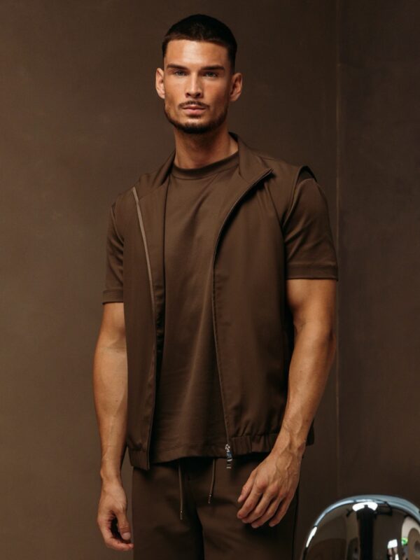Premium Tech Gilet - Choco