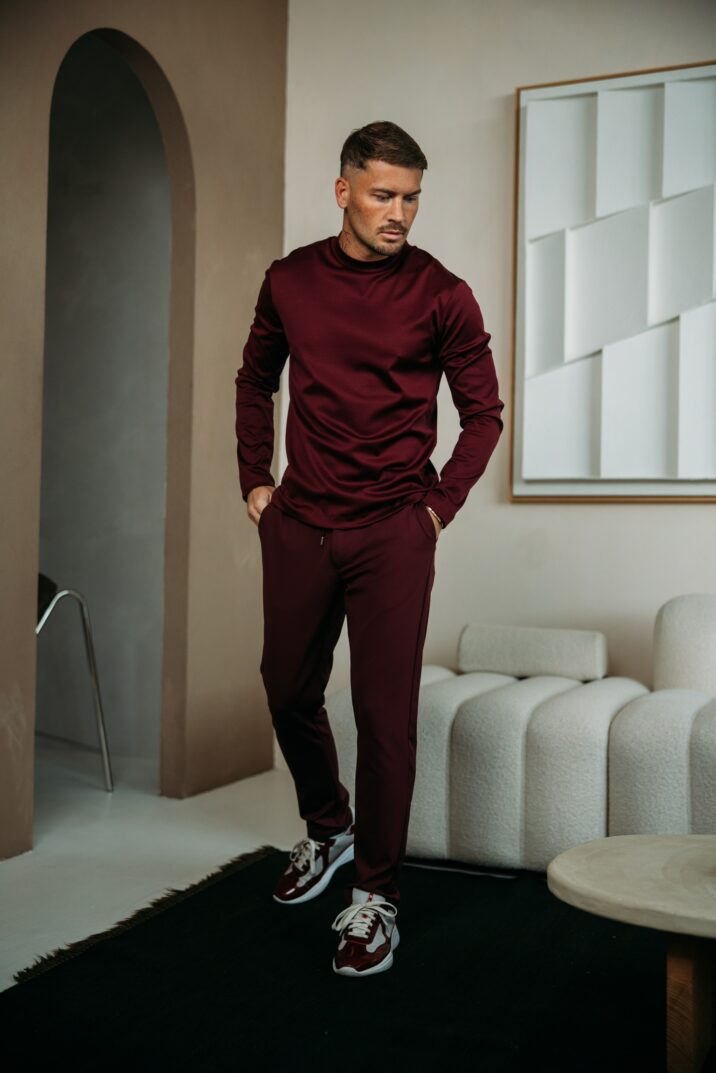 Double Mercerized Longsleeve - Bordeaux
