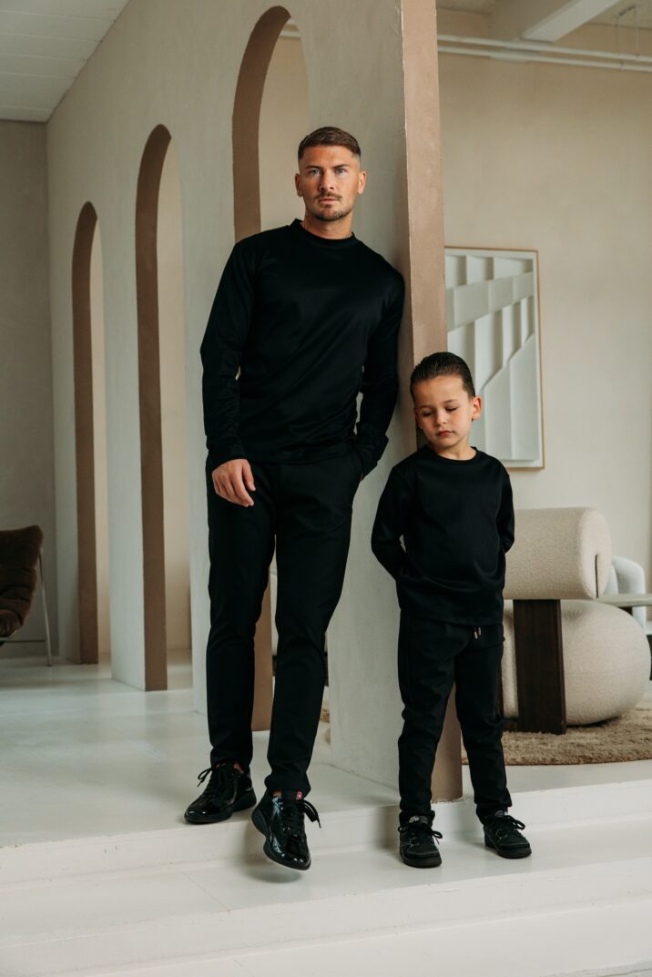 Double Mercerized Longsleeve - Black