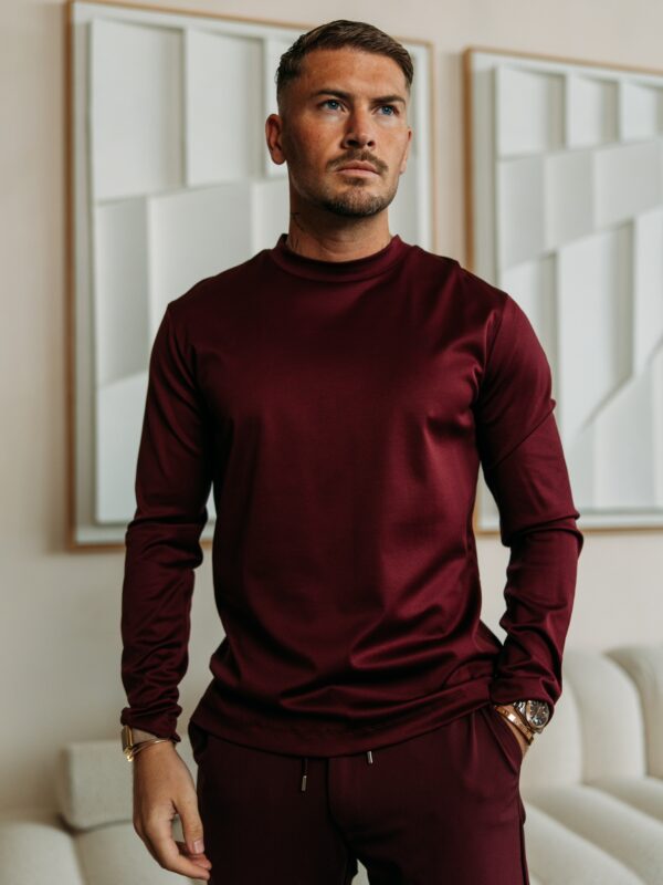IMG_6975_Facetune_01-09-2026-14-35-26 Double Mercerized Longsleeve - Bordeaux