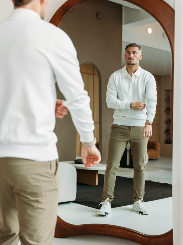 Facetune_02-09-2026-14-44-45 Essential button polo knit - White
