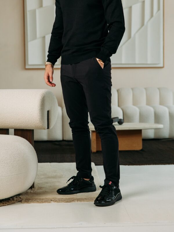 IMG_7404 Stretch Pantalon - Black