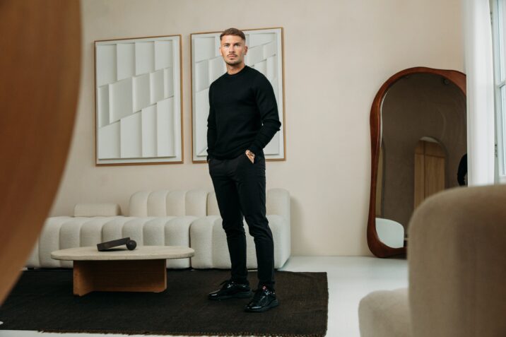 Knitted timeless crewneck - Black